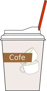 Ceaşcă de cafea imagine vectorială