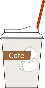 Ceaşcă de cafea imagine vectorială