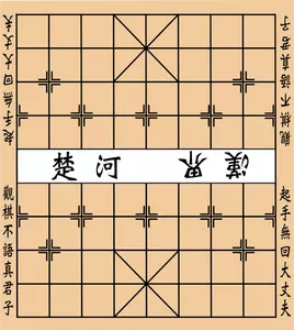 Kinesiskt schack plattan vektorritning