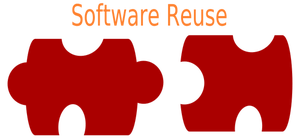 Imagen del software de reutilización logo vector