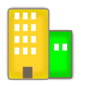 Vector afbeelding van woonwijk