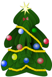 Pohon Natal grafis gambar