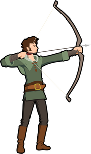 Archer vektör çizim