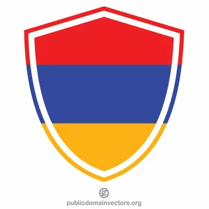 Scudo bandiera armena
