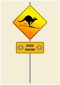 Salju risiko tanda