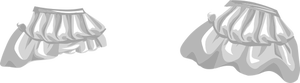 Vektor-Bild des weiblichen Kleiderschrank Rock für avatar