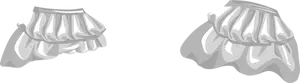 Vektor-Bild des weiblichen Kleiderschrank Rock für avatar
