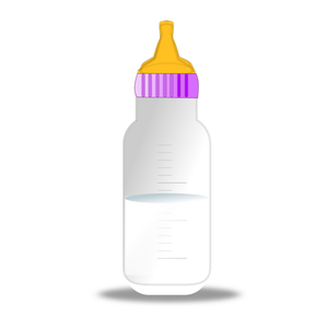 Botella de leche para bebés