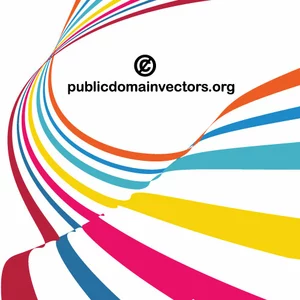 Abstract colored stripes vector | Public domain vectors