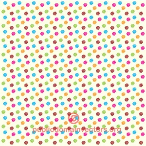 Polka colorful vector pattern