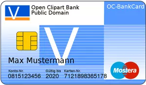 Image vectorielle de carte de crédit