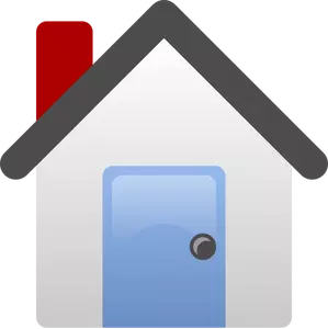 Eenvoudig huis vector illustraties