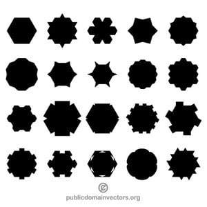 5168 simple clip art shapes | Public domain vectors