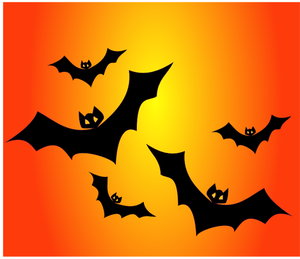 Color Halloween cartel vector de la imagen