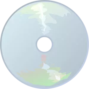 CD-ikonen med eftertanke vektorbild