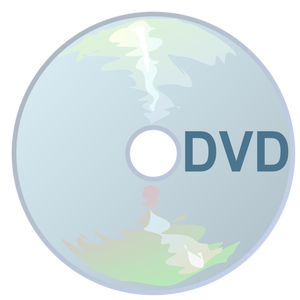 Vector graphics of DVD icon