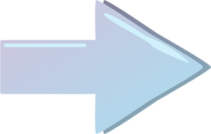Image droite vectorielle de flèche bleue