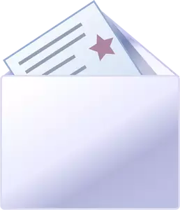 Sinal de mensagem de correio novo vector a ilustração