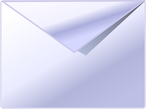 Vector clip art of letter envelope symbol.