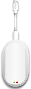 Image vectorielle de modem à large bande sans fil USB