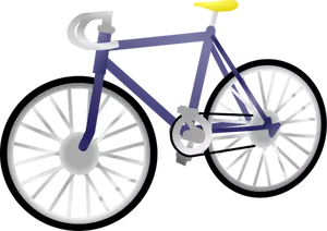 Enkelt hastighet sykkel vektorgrafikk utklipp
