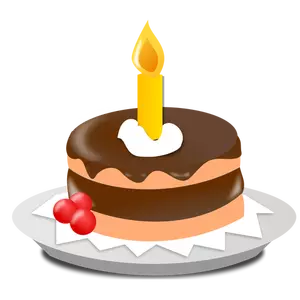 Birthday icon vector image