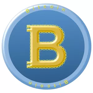 Bitcoin munt symbool