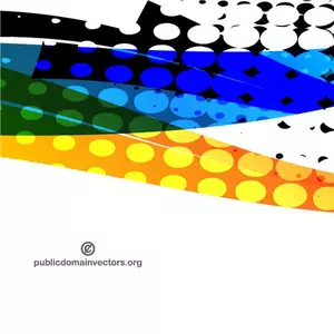 Vzorek polotónů barevné