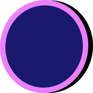 Blauwe en roze knop