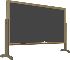 Blackboard with stand vector image