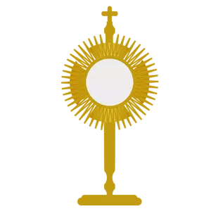 The Blessed Sacrament vector illustration