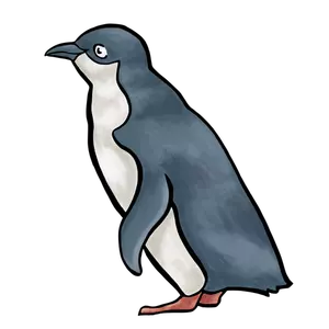 Pingviini vektori piirustus
