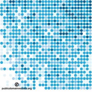Blue dots pattern design