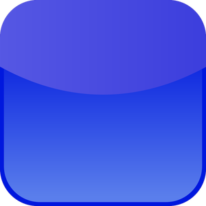 Illustration vectorielle icône bleue