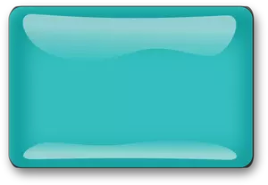 Immagine vettoriale di bottone quadrato blu lucido