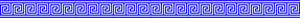 Vektor menggambar garis biru Yunani kunci pola tipis