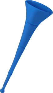 Modern plastik vuvuzela vektör görüntü