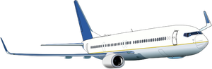 Vektorikuva Boeing 737:stä