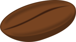 Coffee Bean vector afbeelding in kleur
