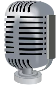 Microfone vector clip-art