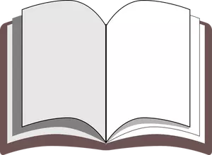 Offenes Buch Vektor-ClipArt