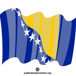 Republiken Bosnien och Hercegovinas flagga