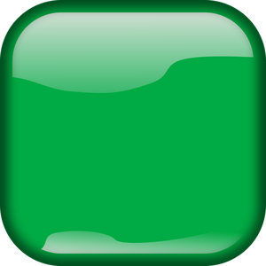 Vihreä geometrinen painikevektorikuva