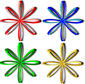 Selection of bows vector image
