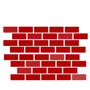 Blok z cegły grafiki wektorowej