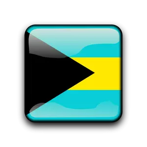 Bahamas Flagge button
