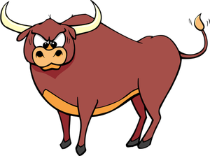 Raging bull image