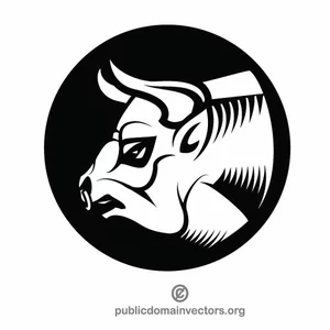Bull vector logotype
