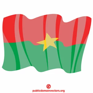 Bandera nacional de Burkina Faso