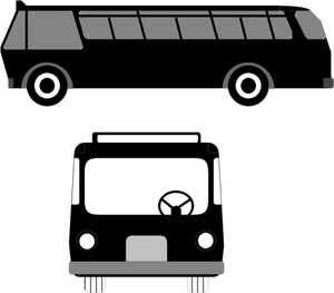 Image vectorielle du symbole de l'autobus